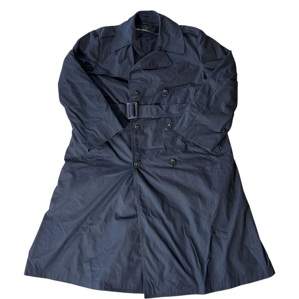 DSCP Garrison Collection Mens All Weather Trench Coat Black 42S‎ Belt lined Army